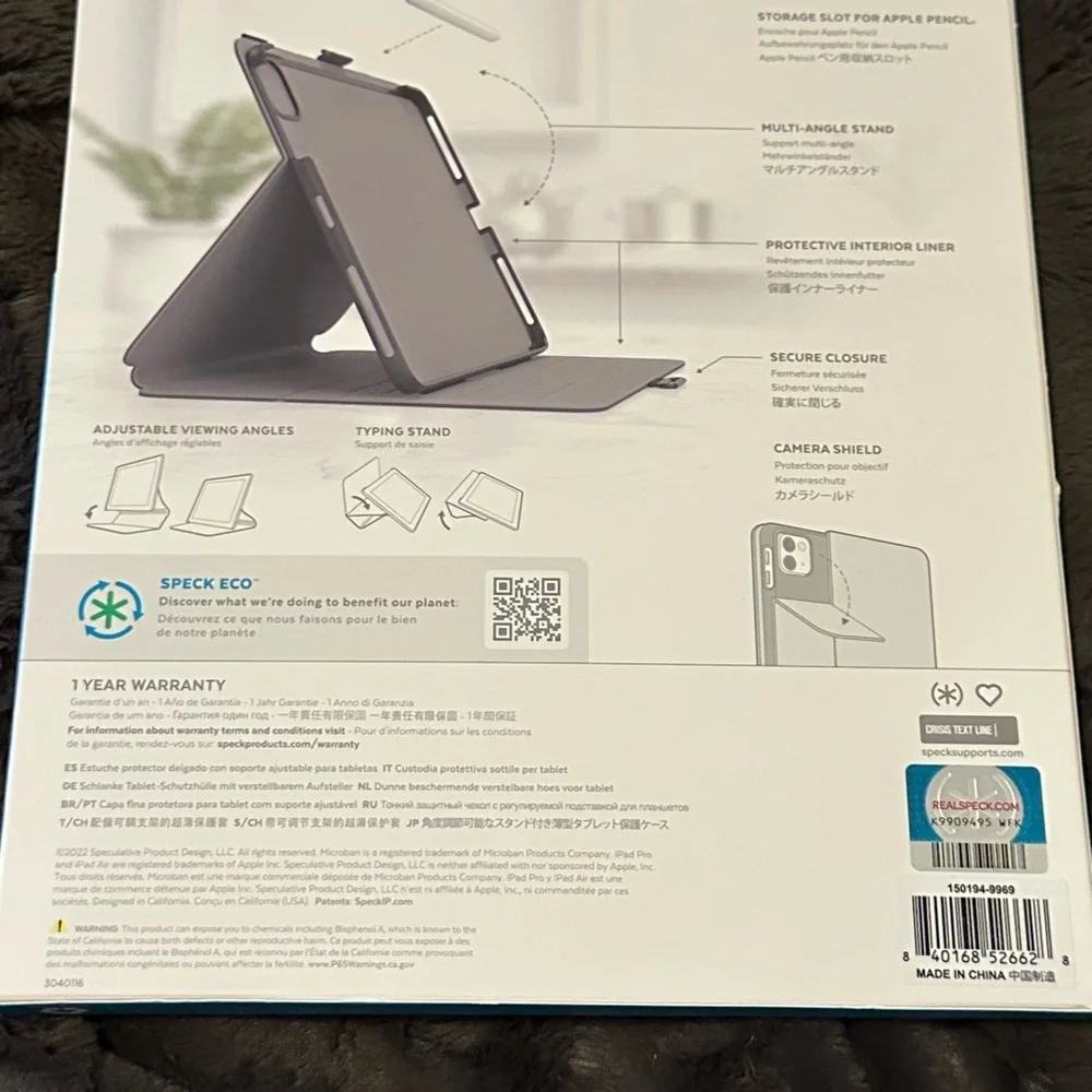 Speck IPad Case-New Dark Blue iPad Pro 11” 2018-2022/ iPad Air 2020-2022